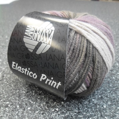 Elastico Print - paars-grijs